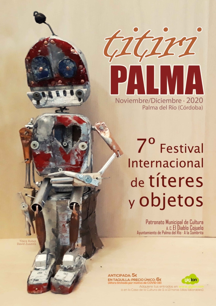 tititriPALMA 2020 7 Festival Internacional del titere y objetos-CARTEL