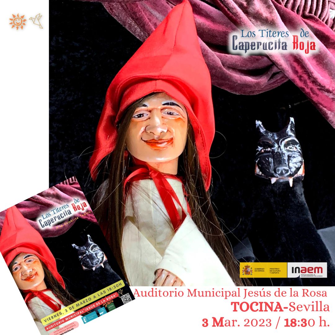 Los Titeres de Caperucita Roja - Teatro de Pocas Luces -A la Sombrita-TOCINA-2