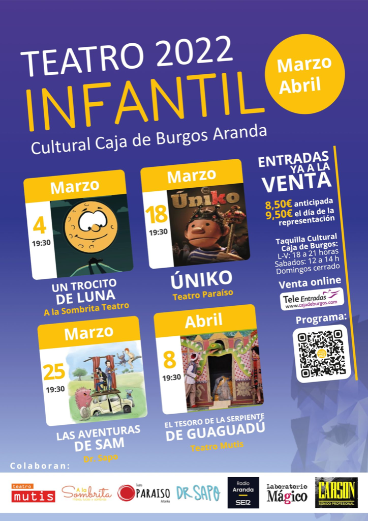 Cartel Festival Infantil en Aranda de Duero