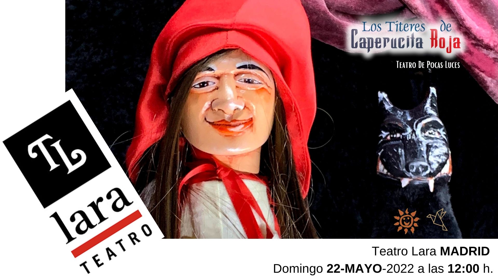 Los Titeres de Caperucita Roja en Madrid-Teatro Lara