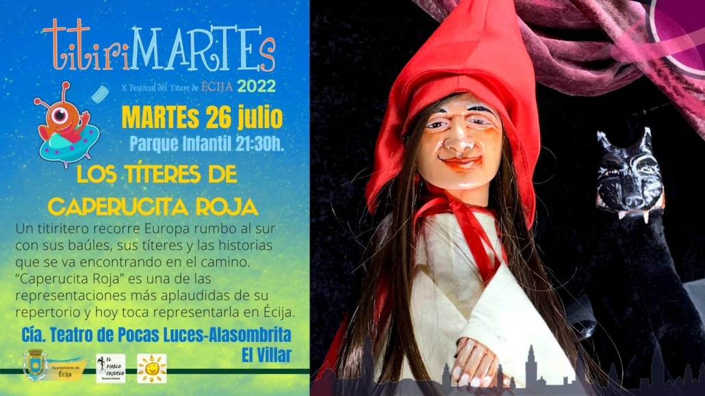 X titiriMARTEs 2022 - Los Titeres de Caperucita Roja - Teatro de Pocas Luces-A la sombrita