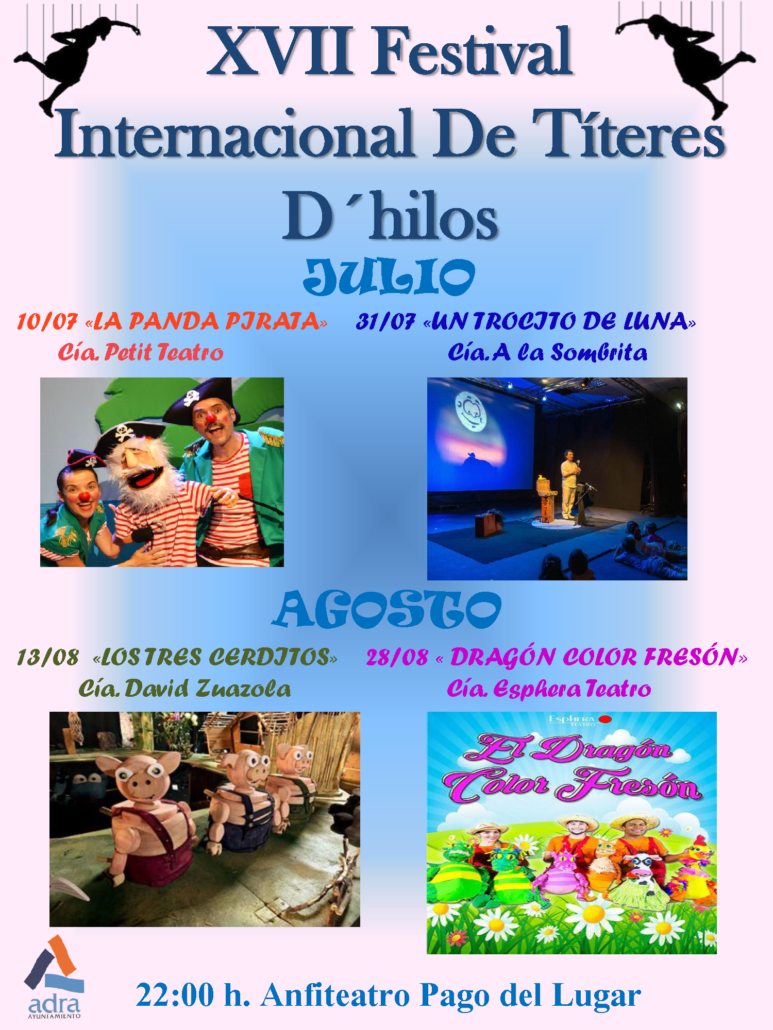 XVII Festival Internacional de Titeres D'Hilos. Adra 2022 -CARTEL