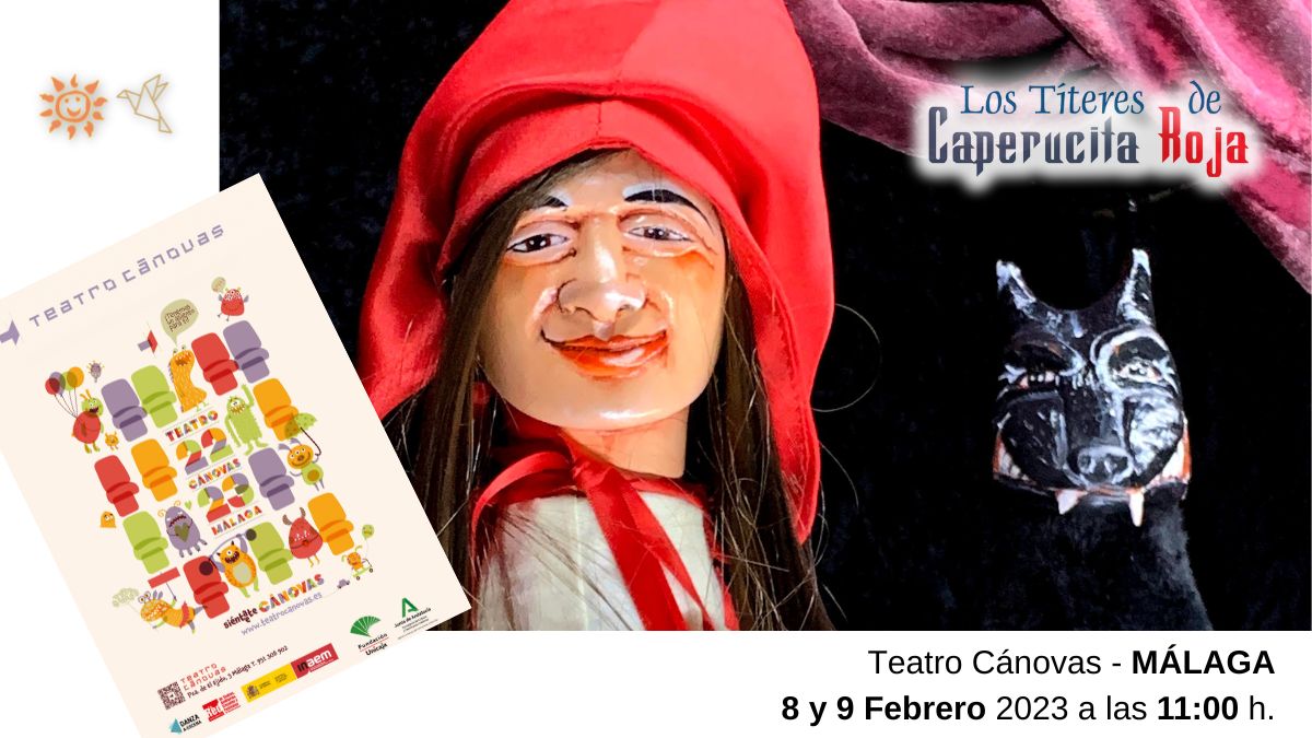 Event-Los Titeres de Caperucita Roja - Teatro de Pocas Luces-TEATRO CANOVAS MALAGA