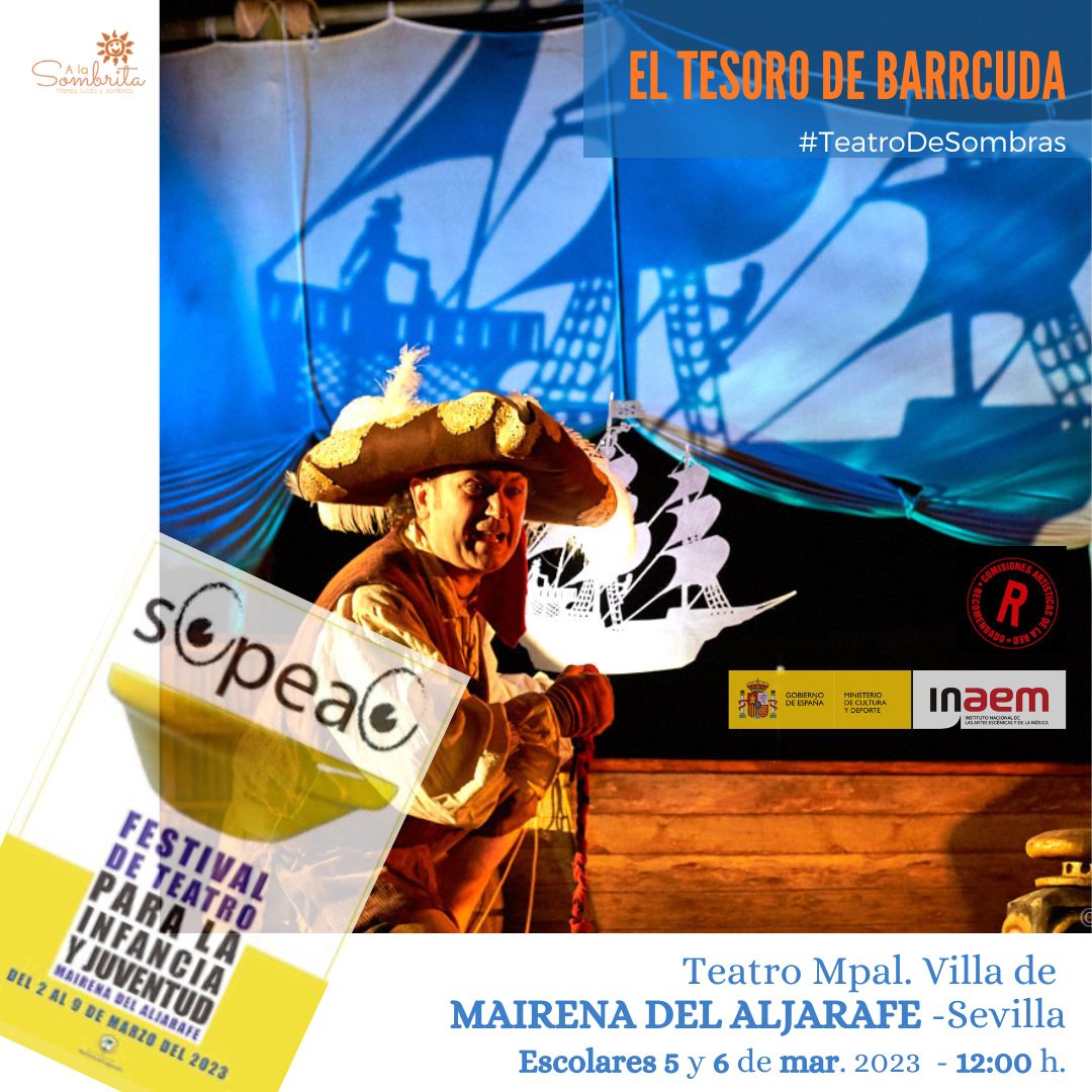 EL TESORO DE BARRACUDA-Teatro de Sombras-A la Sombrita-MAIRENA DEL ALJARAFE