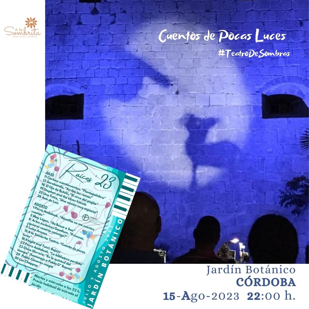 Teatro de Sombras-A la Sombrita-Cuentos de Pocas Luces en CÓRDOBA