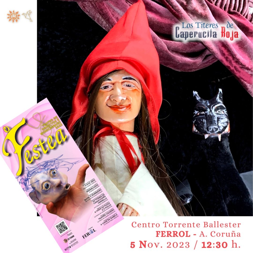 Los Titeres de Caperucita Roja - Teatro de Pocas Luces -A la Sombrita - FERROL