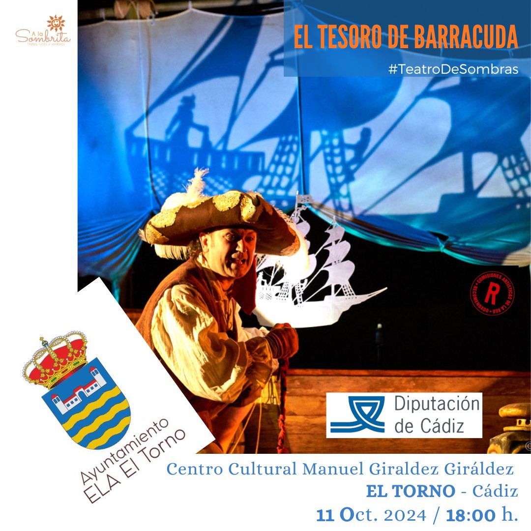 EL TESORO DE BARRACUDA-Teatro de Sombras-A la Sombrita-EL TORNO EL TESORO DE BARRACUDA-Teatro de Sombras-A la Sombrita-EL TORNO