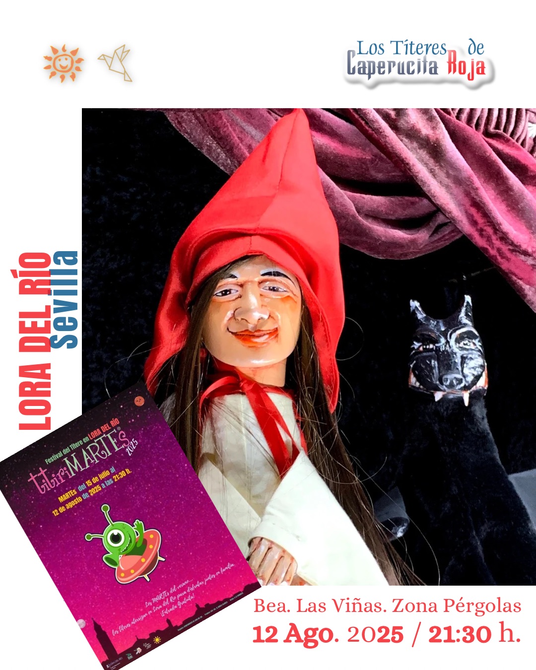 Los Titeres de Caperucita Roja-Teatro de Pocas Luces-A la Sombrita TITIRIMARTES LORA DEL RIO