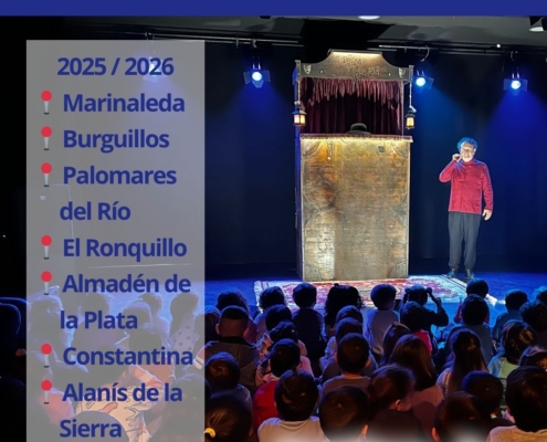 Los Titeres de Caperucita Roja - Teatro de Pocas Luces - A la Sombrita -107 programa cultural diputacion de sevilla 2025 2026