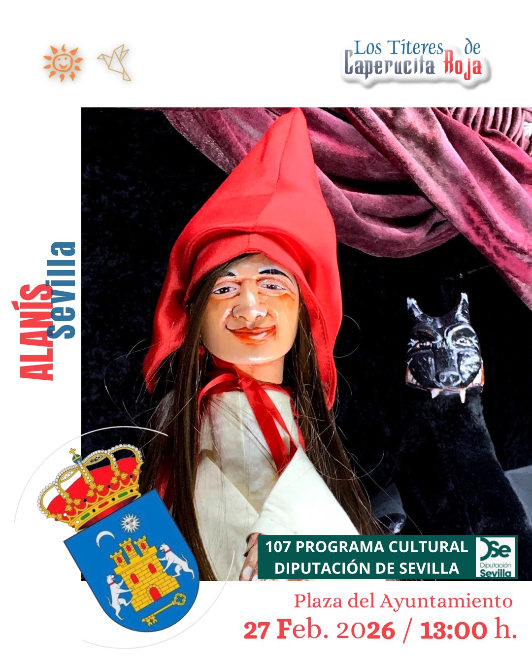 Los Titeres de Caperucita Roja - Teatro de Pocas Luces -A la Sombrita - ALANÍS