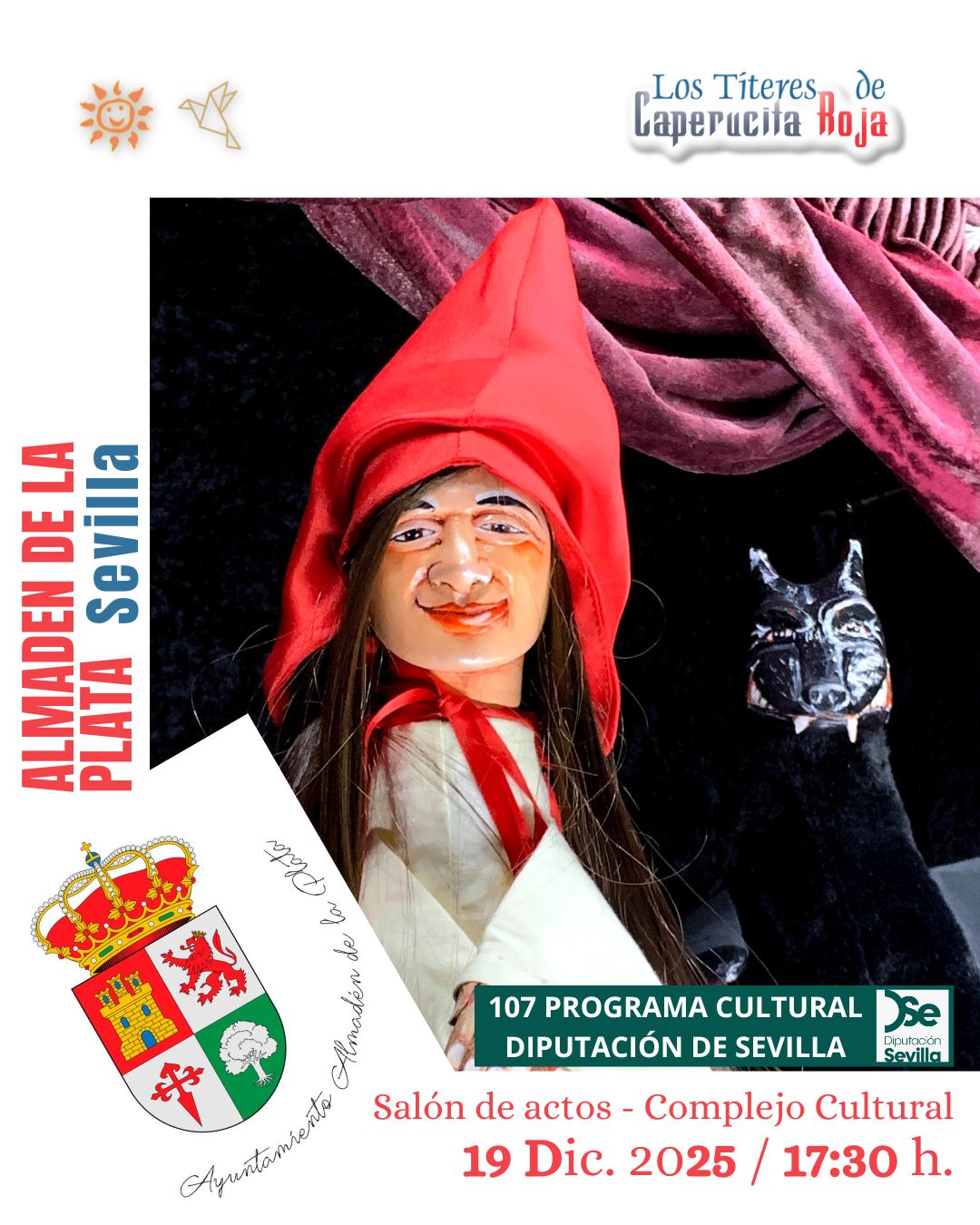 Los Titeres de Caperucita Roja - Teatro de Pocas Luces -A la Sombrita - ALMADEN DE LA PLATA