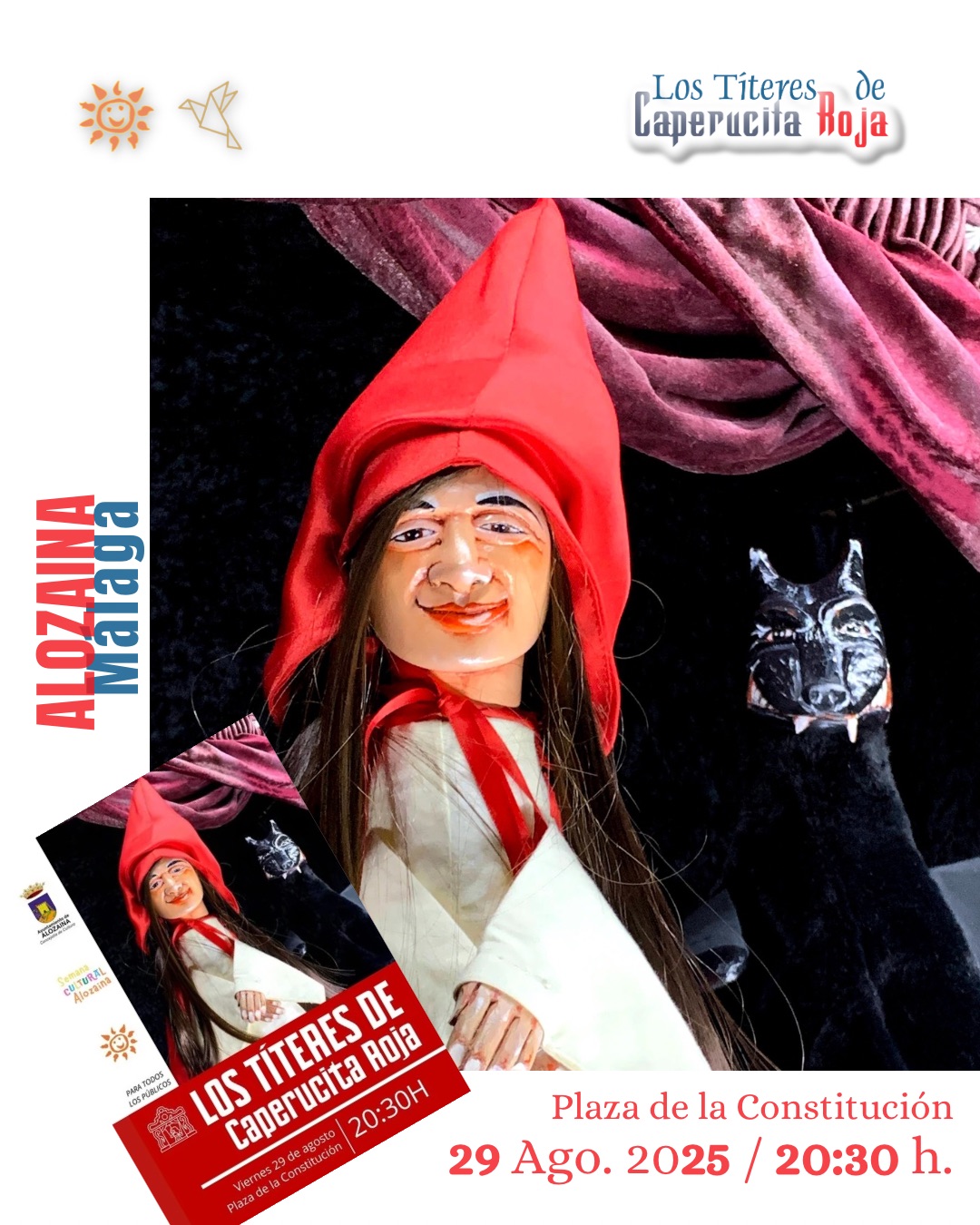 Los Titeres de Caperucita Roja-Teatro de Pocas Luces-A la Sombrita ALOZAINA