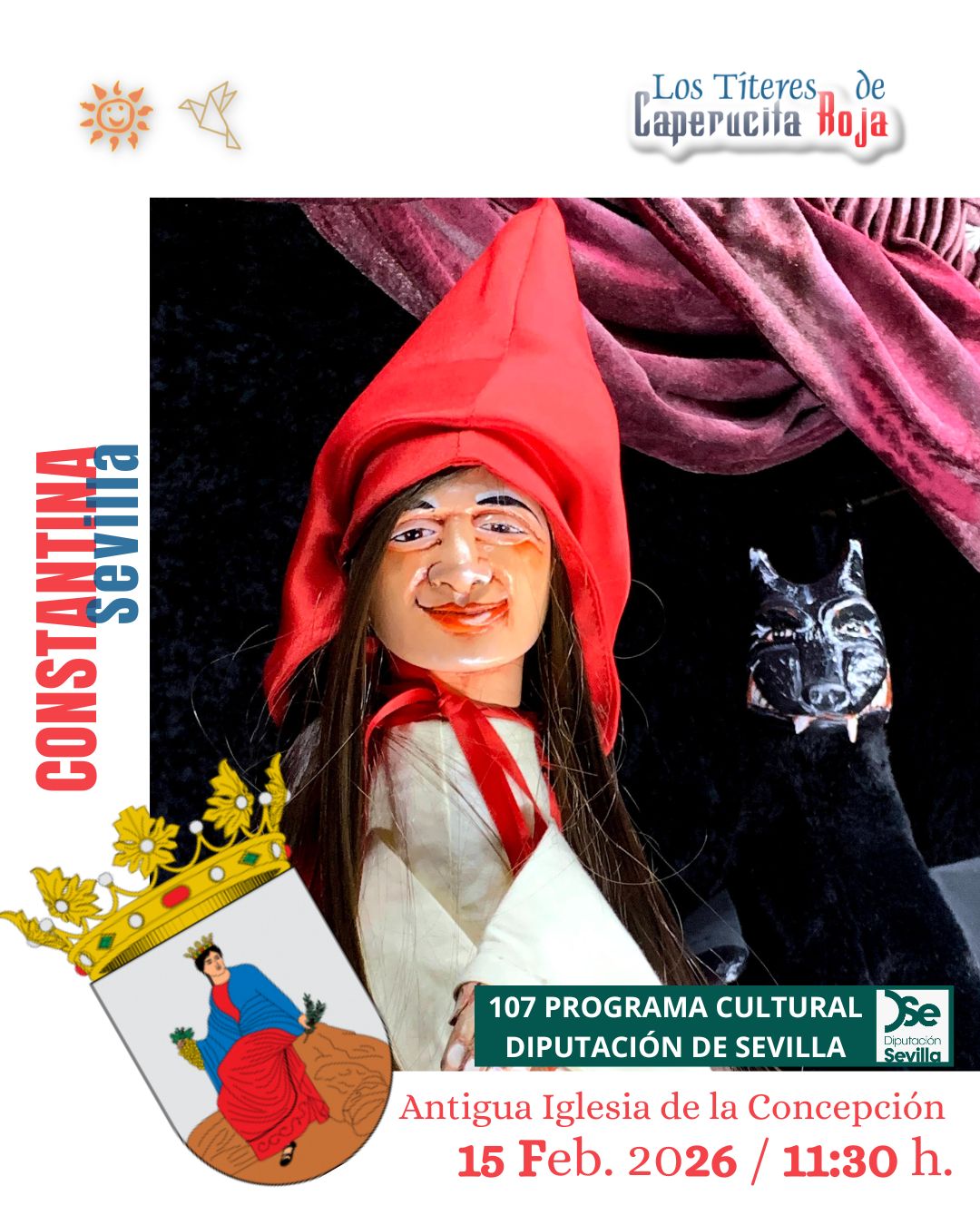 Los Titeres de Caperucita Roja - Teatro de Pocas Luces -A la Sombrita - CONSTANTINA