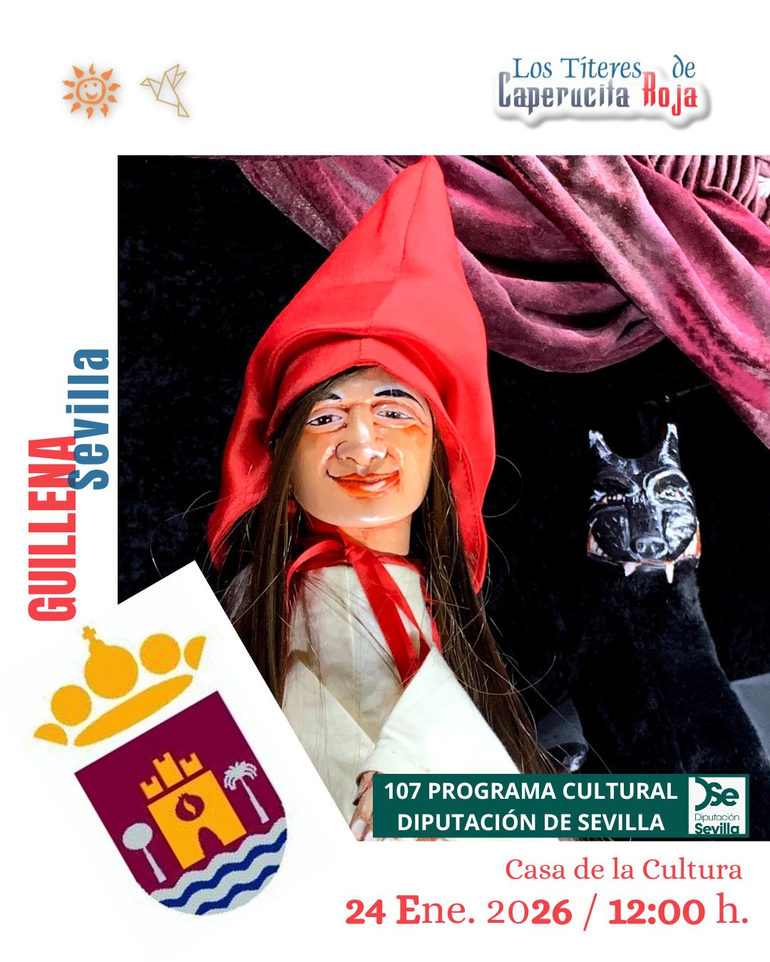 Los Titeres de Caperucita Roja - Teatro de Pocas Luces -A la Sombrita - GUILLENA