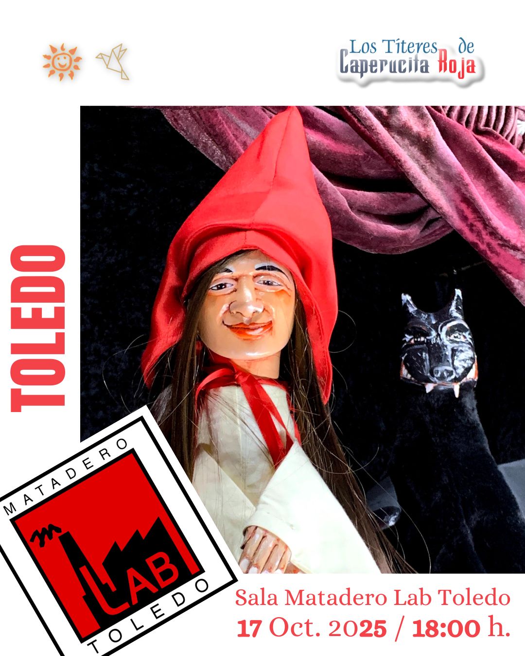 Los Titeres de Caperucita Roja – Teatro de Pocas Luces -A la Sombrita – TOLEDO Los Titeres de Caperucita Roja - Teatro de Pocas Luces -A la Sombrita - TOLEDO