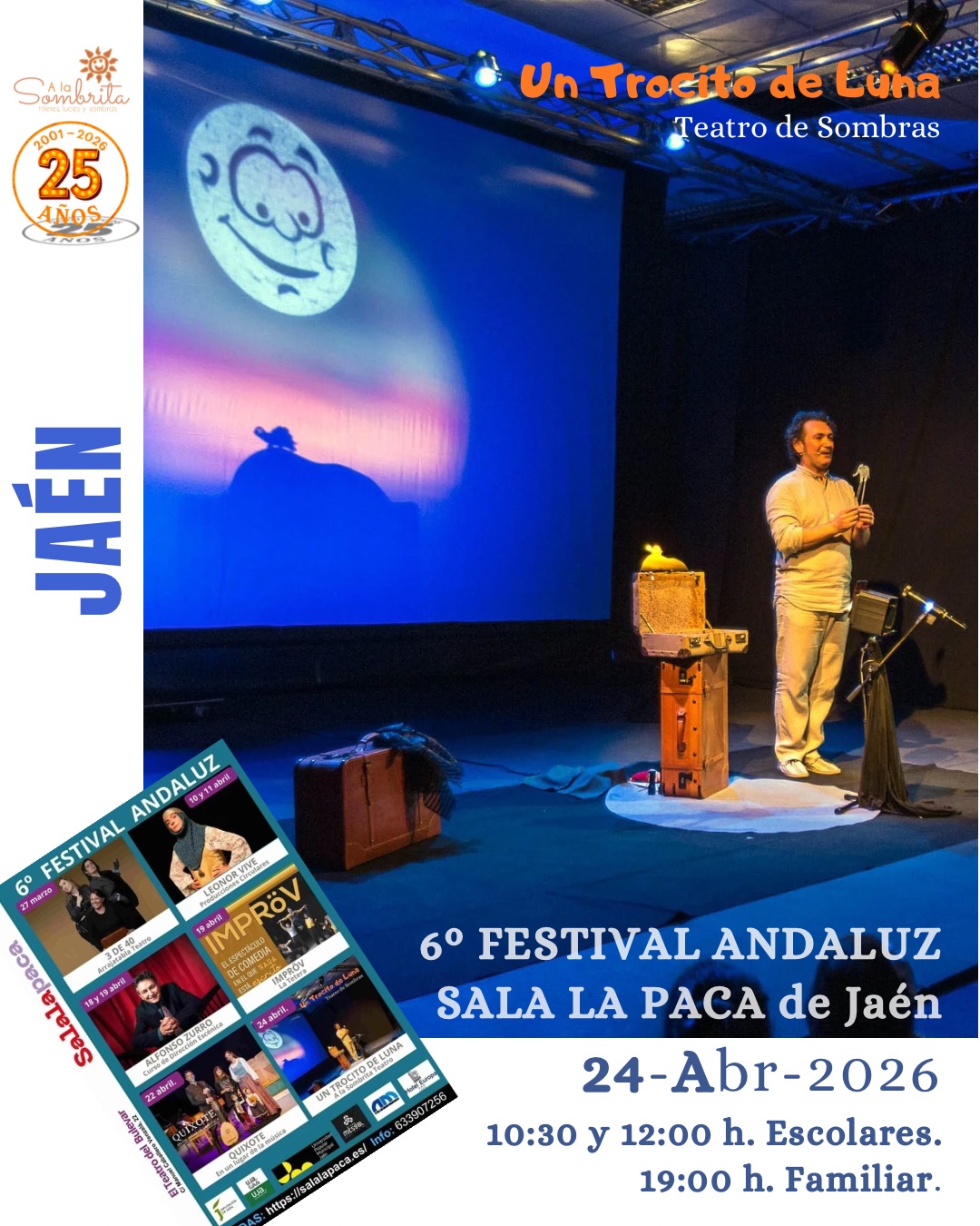 Un Trocito de Luna - Teatro de Sombras - A la Sombrita en JAÉN