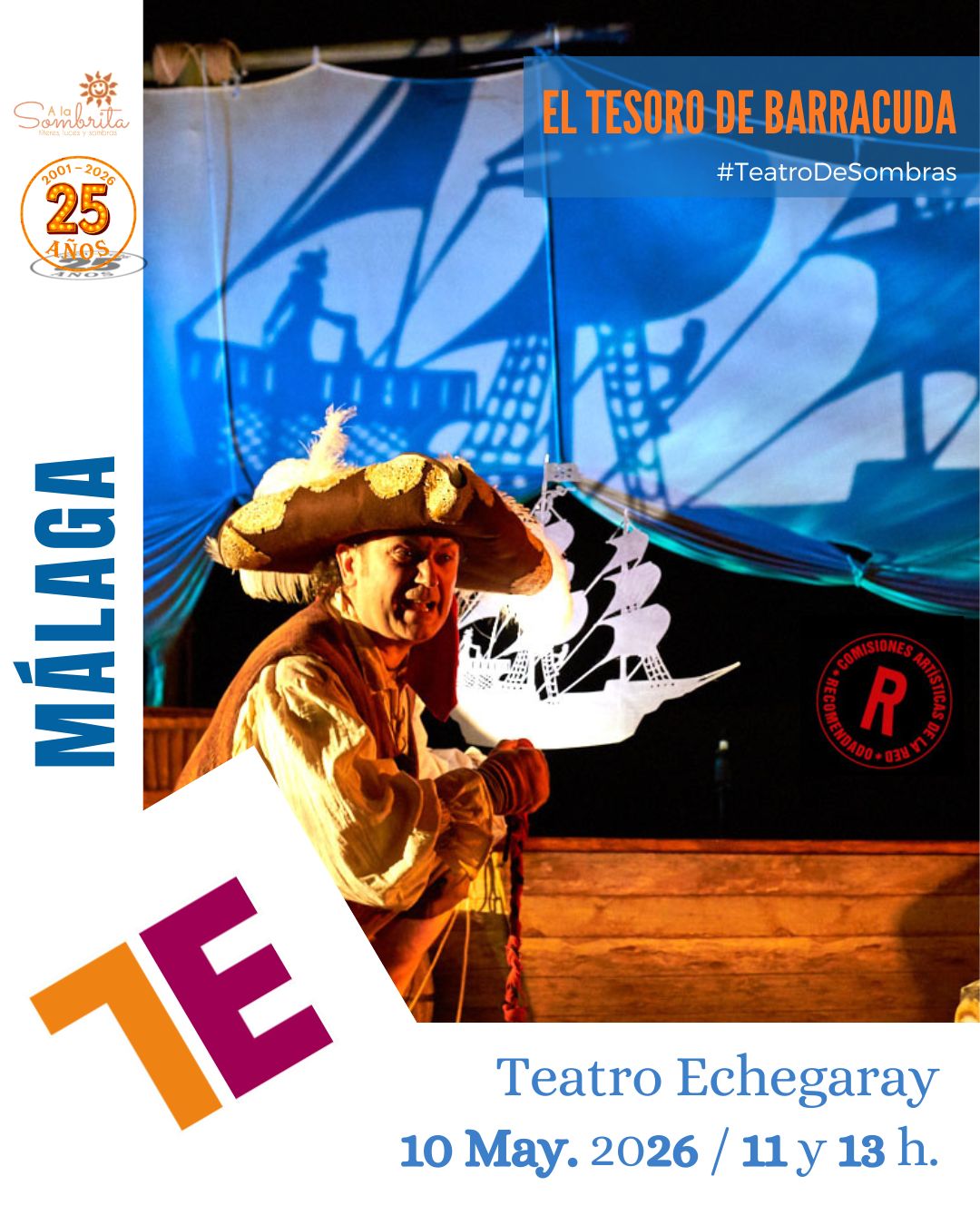 EL TESORO DE BARRACUDA-Teatro de Sombras-A la Sombrita-MÁLAGA