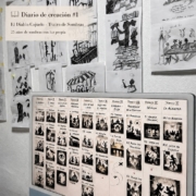 Storyboard y bocetos del proceso creativo de El Diablo Cojuelo, nuevo espectáculo de teatro de sombras de A la Sombrita.